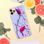 Clear iPhone Pro Max Case with Original Pink Magnolia Photography - Professional Nature Art Print Protection