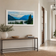 Summer Brilliance — Cushman Lake Moody Mountains Unframed Canvas Biophilic Wall Art
