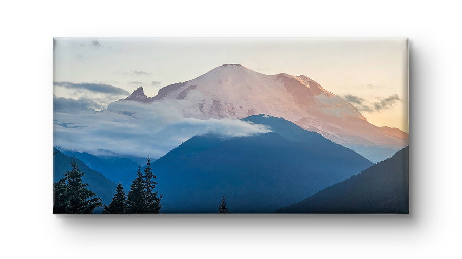 Mt. Rainier Sunset Authentic Nature Photography Print
