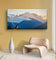 Mt. Rainier Sunset Authentic Nature Photography Print | Gallery Wrapped Canvas Horizontal Wall Art | Ready-to-Hang Biophilic Home Office Decor