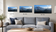 Summer Brilliance — Mt. Rainier Glacier View Closeup Photography | Unframed Horizontal Panoramic Canvas Biophilic Wall Art