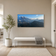 Summer Brilliance — Mt. Rainier Glacier View Closeup Photography | Unframed Horizontal Panoramic Canvas Biophilic Wall Art