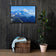 Mt. Rainier Authentic Nature Closeup Photography | Framed Canvas Horizontal Print | Biophilic Style Wall Art Décor