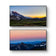 The Virtue of God Mt. Rainier in Summer Sunset | Authentic Nature Photography 2 Prints Set | Unframed Horizontal Canvas Wall Art | Biophilic Style Home Decor
