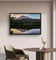 Mt. Rainier Sunset at Reflection Lake | Authentic Nature Photography | Black Framed Canvas Horizontal Print | Biophilic Wall Art for Home Office Decor