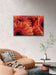 Orange Floral Canvas Wall Art | Spring Gerbera Macro Photography | Horizontal Gallery Wrapped Print | Ready to Hang