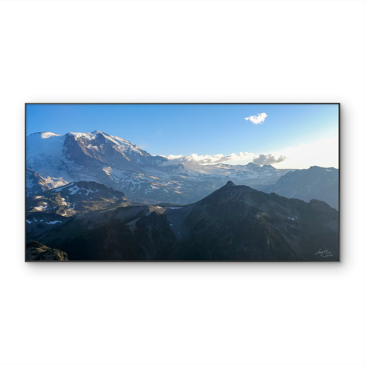 Mt. Rainier Glacier Canvas Print