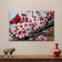 Pink Cherry Gallery‑Wrapped Canvas Wall Art | Macro Photography Horizontal Print