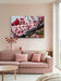 Pink Cherry Gallery‑Wrapped Canvas Wall Art | Macro Photography Horizontal Print