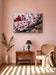 Pink Cherry Gallery‑Wrapped Canvas Wall Art | Macro Photography Horizontal Print