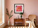 For Rose Lovers — Pink Rose Closeup Photography | Unframed Square Canvas Wall Art Print for Living Room
