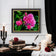 For Rose Lovers - Pink Roses Closeup Photography | Unframed Horizontal Canvas Wall Art Print for Living Room