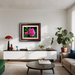 For Rose Lovers - Pink Roses Closeup Photography | Unframed Horizontal Canvas Wall Art Print for Living Room