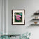 For Rose Lovers — Pink Rainy Roses Closeup Photography | Unframed Canvas Wall Art Set of 4 for Living Room