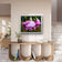 For Rose Lovers — Pink Rainy Roses Closeup Photography | Unframed Canvas Wall Art Set of 4 for Living Room