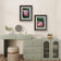 For Rose Lovers — Pink Rainy Roses Closeup Photography | Unframed Canvas Wall Art Set of 4 for Living Room