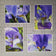 Purple Iris Canvas Print Set of 4 | Step Inside Spring's Most Dramatic Bloom | Authentic Macro Photography | Biophilic Horizontal & Vertical Wall Art