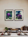 Summer Brilliance — Purple Iris Flower Photography | Unframed Vertical Canvas Wall Art Set of 2 for Living Room