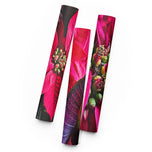 Red Poinsettia Premium Gift Wrap with Authentic Macro Photography | Wrapping Paper 3 Sheets Set | Holiday Botanical Design