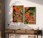 Digital 10 Prints 3x4 Ratio | Red Rhododendron Flowers Authentic Macro Photography | Instant Download for Home Wall Art Decor & Multi-Device Wallpapers
