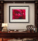 Red Rose Petals with Raindrops | Authentic Nature Macro Photography Print | Horizontal Unframed Canvas | Biophilic Wall Art Décor