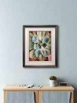 Sage Green Succulent Canvas Wall Art — Unframed Vertical Macro Photography Print | Botanical Closeup Decor for Bedroom, Bathroom & Spa | 3 Sizes