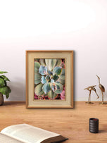 Sage Green Succulent Canvas Wall Art — Unframed Vertical Macro Photography Print | Botanical Closeup Decor for Bedroom, Bathroom & Spa | 3 Sizes