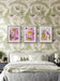 Spring Pink Flowers Canvas Wall Art Set of 3 | Unframed Vertical Macro Photography Prints | Biophilic Décor for Living Room, Bedroom & Office