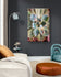 Gallery Wrapped Canvas Featuring Macro Photography of Green Succulents | Biophilic Style Vertical Wall Art for Home & Office Décor