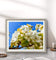 Sunny Cherry Blossom Macro Photography Canvas Set of 3 | Unframed Horizontal Prints | Biophilic Décor for Living Room, Bedroom & Office