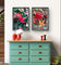 Autumn Vibrant Leaves Authentic Macro Photography | Unstretched Canvas Prints Set of 4 Mixed Orientation Wall Art | Biophilic Style Decor