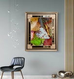 Autumn Vibrant Leaves Authentic Macro Photography | Unstretched Canvas Vertical Wall Art Set of 3 | Biophilic Nature Décor