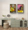 Autumn Vibrant Leaves Authentic Macro Photography | Unstretched Canvas Vertical Wall Art Set of 3 | Biophilic Nature Décor