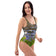 Tipsoo Lake Wildflowers One-Piece Swimsuit | Mt. Rainier Alpine Wildflowers | All-Over Print Nature Swimwear