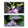 Summer Brilliance — Fairy Hydrangea | Purple Flower Macro Wall Art Set of 2 | Magical Summer Garden | Unframed Horizontal Canvas Prints