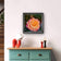 Vibrant Roses with Raindrops Canvas Wall Art Set of 3 | Unframed Square Macro Photography Prints | Biophilic Décor for Living Room, Bedroom & Office