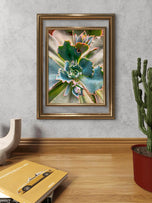 Vibrant Spring Succulent Canvas Wall Art | Unframed Vertical Macro Photography Print
