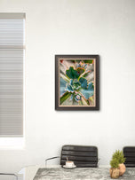 Vibrant Spring Succulent Canvas Wall Art | Unframed Vertical Macro Photography Print