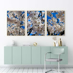 White Cherry Blossom Canvas Print Set of 4 | Bring Spring Inside Year Round | Authentic Nature Photography | Biophilic Vertical Wall Art for Home Décor
