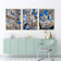 White Cherry Blossom Canvas Print Set of 4 | Bring Spring Inside Year Round | Authentic Nature Photography | Biophilic Vertical Wall Art for Home Décor