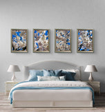 White Cherry Blossom Canvas Print Set of 4 | Bring Spring Inside Year Round | Authentic Nature Photography | Biophilic Vertical Wall Art for Home Décor