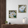 White Magnolia Blossom Macro Photography Canvas Set of 6 | Unframed Square Prints | Biophilic Décor for Living Room, Bedroom & Office