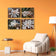 White Star Magnolia Blossom Photography Canvas Set of 4 | Unframed Horizontal Prints | Biophilic Décor for Living Room, Bedroom & Office
