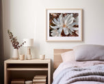 White Star Magnolia Blossom Photography Canvas Set of 4 | Unframed Horizontal Prints | Biophilic Décor for Living Room, Bedroom & Office