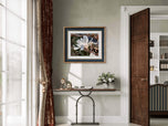 White Star Magnolia Blossom Photography Canvas Set of 4 | Unframed Horizontal Prints | Biophilic Décor for Living Room, Bedroom & Office