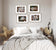 White Star Magnolia Blossom Photography Canvas Set of 4 | Unframed Horizontal Prints | Biophilic Décor for Living Room, Bedroom & Office