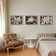 White Star Magnolia Blossom Photography Canvas Set of 4 | Unframed Horizontal Prints | Biophilic Décor for Living Room, Bedroom & Office