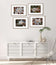 White Star Magnolia Blossom Photography Canvas Set of 4 | Unframed Horizontal Prints | Biophilic Décor for Living Room, Bedroom & Office