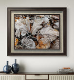 Winter Frost Foliage Canvas Print | Calm & Cozy Biophilic Wall Art