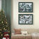 Winter Snowy Evergreen Trees Authentic Photography | Forest Serenity | Unframed Canvas Mixed Orientation Print Set of 4 | Biophilic Wall Decor